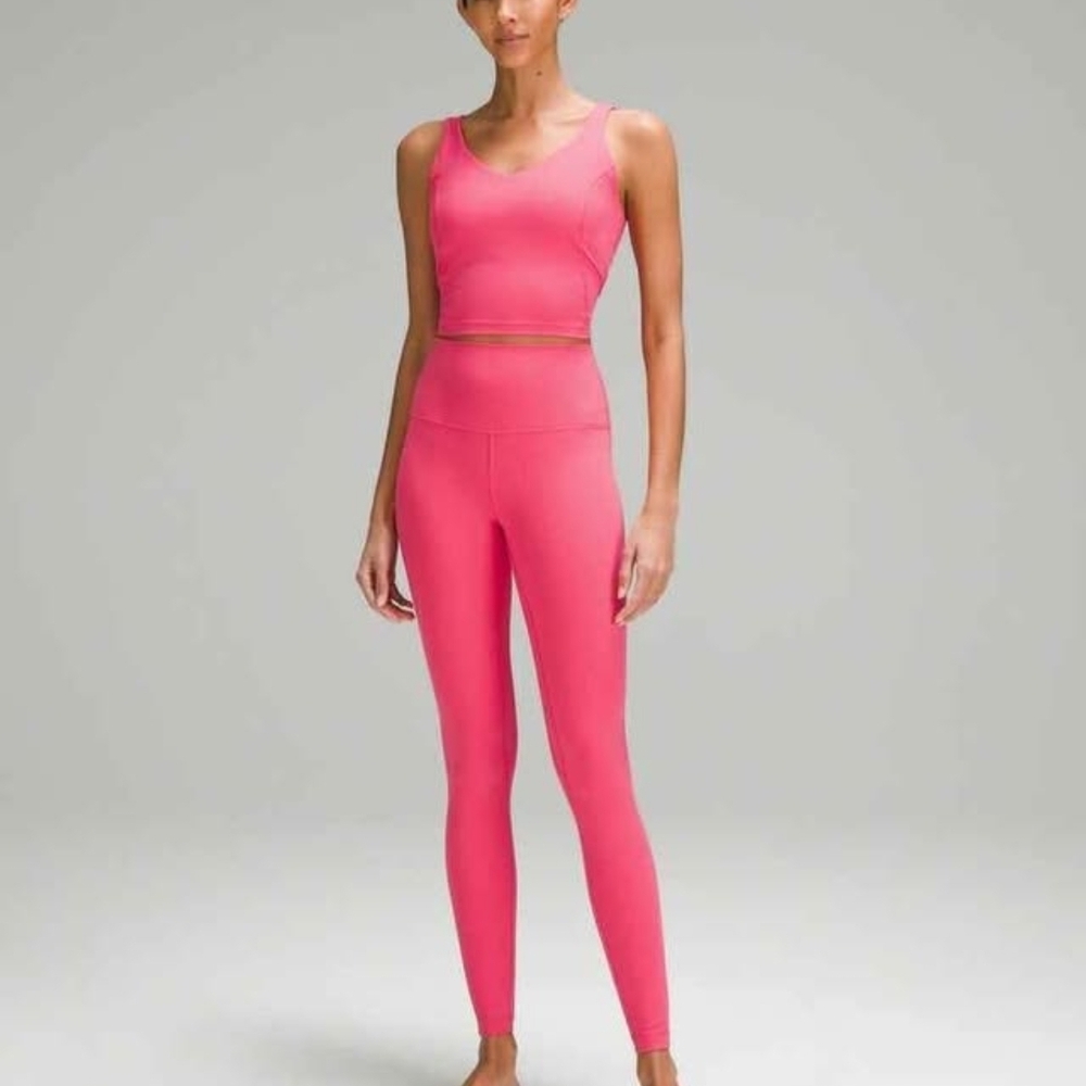 [SOLD] SET Lululemon Glaze Pink Align Leggings And Tank Size 6 A/B Cup